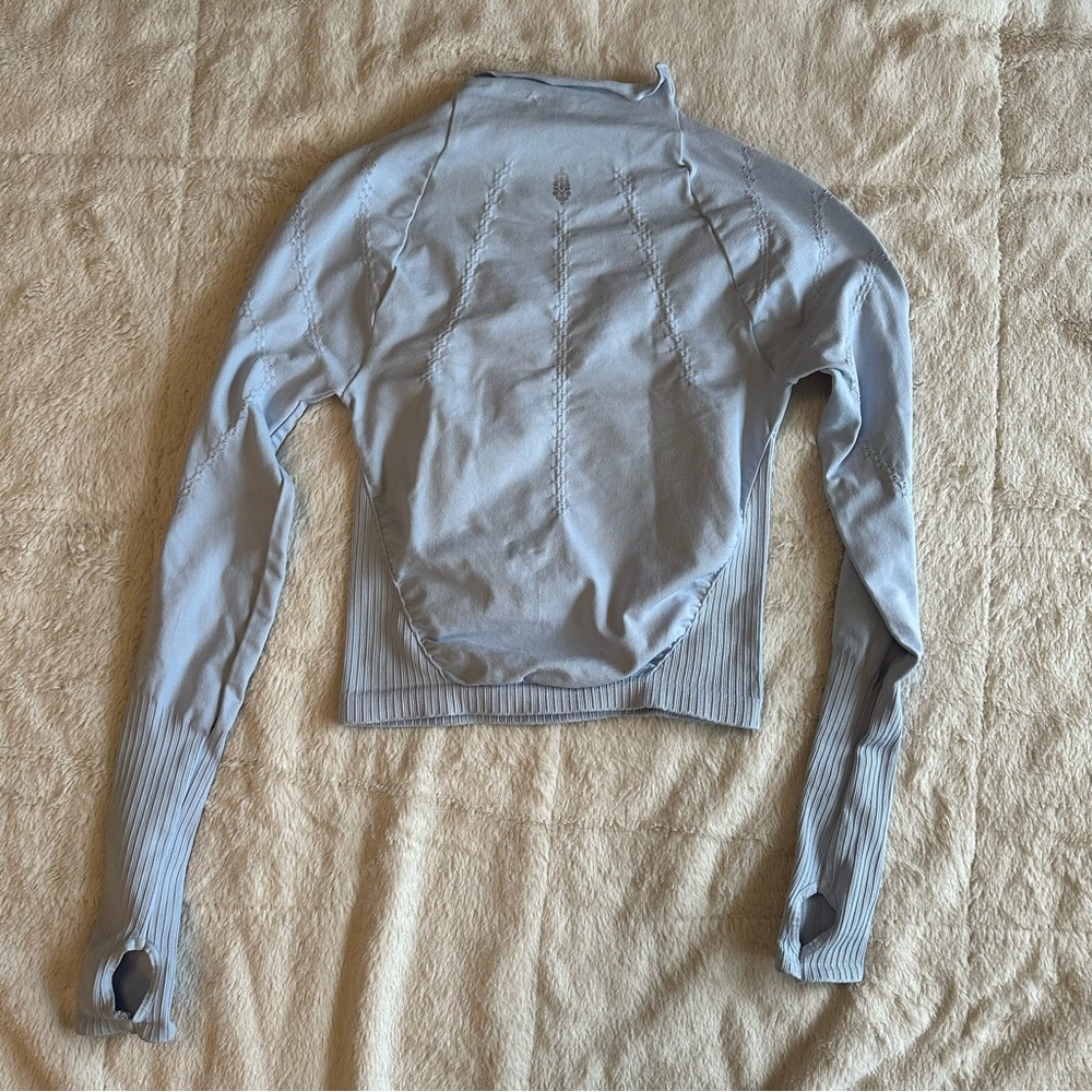 NWOT Free People Good Karma High Neck Layer Crop Top, M/L - Picture 8 of 12
